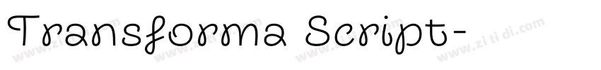 Transforma Script字体转换